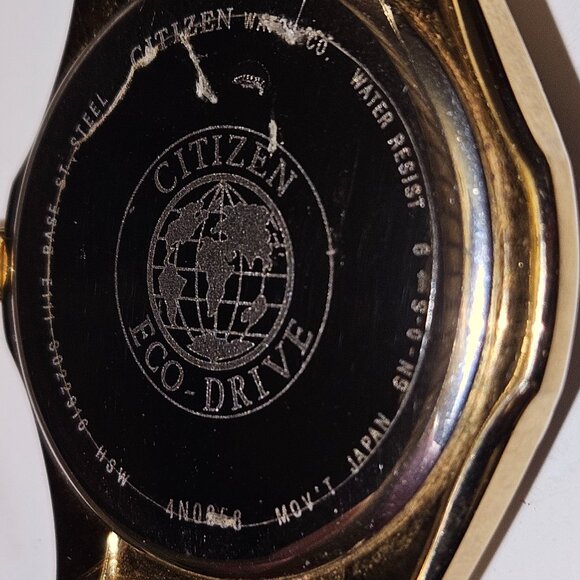 Vintage Citizen Eco-Drive Gold-Tone Men's Watch | Champagne Dial | Classic Style - Picture 13 of 16